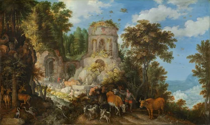 Landschaft mit der Flucht nach Ägypten